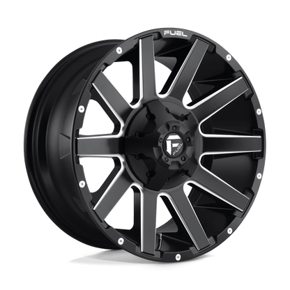 Fuel 1PC D616 CONTRA 20x9 20 8x180/8x7.1 MATTE BLACK MILLED