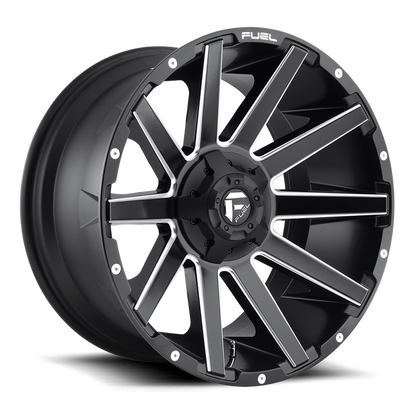 Fuel 1PC D616 CONTRA 20x10 -18 8x170/8x6.7 MATTE BLACK MILLED