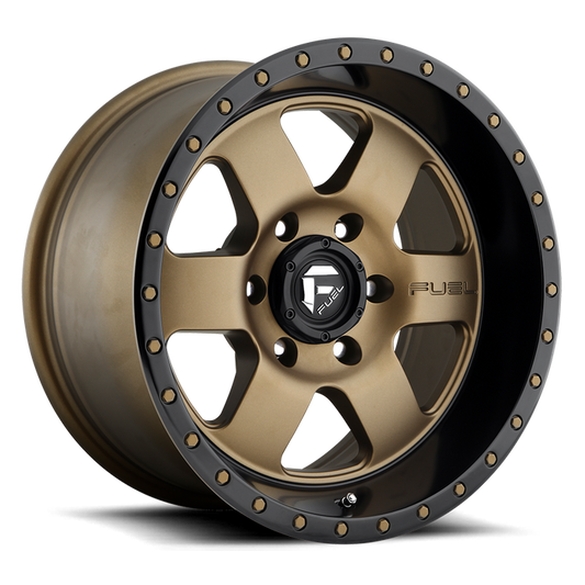 Fuel 1PC D617 PODIUM 18x9 19 6x139.7/6x5.5 MATTE BRONZE BLACK BEAD RING