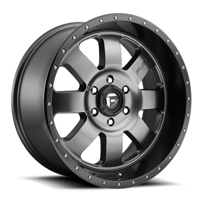 Fuel 1PC D628 BAJA 20X9 20 6X135/6X5.3 MATTE GUN METAL BLACK LIP