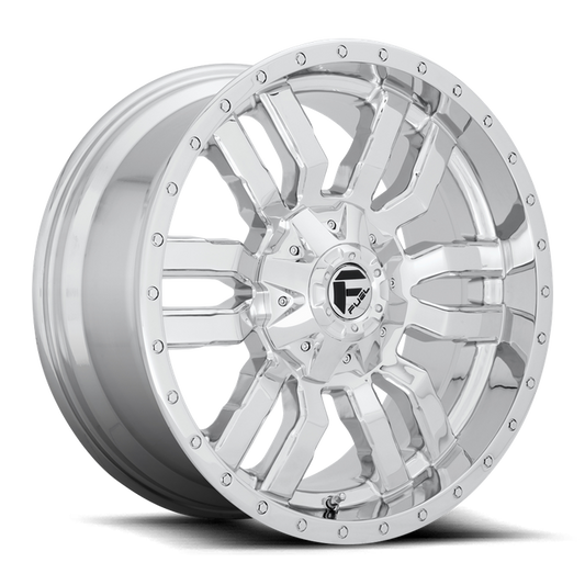 Fuel 1PC D631 SLEDGE 20x9 1 6x135/6x139.7/6x135/5.5 CHROME PLATED
