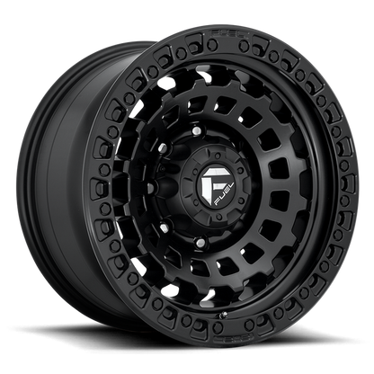 Fuel 1PC D633 ZEPHYR 17X8.5 25 5X108/5X4.25 MATTE BLACK