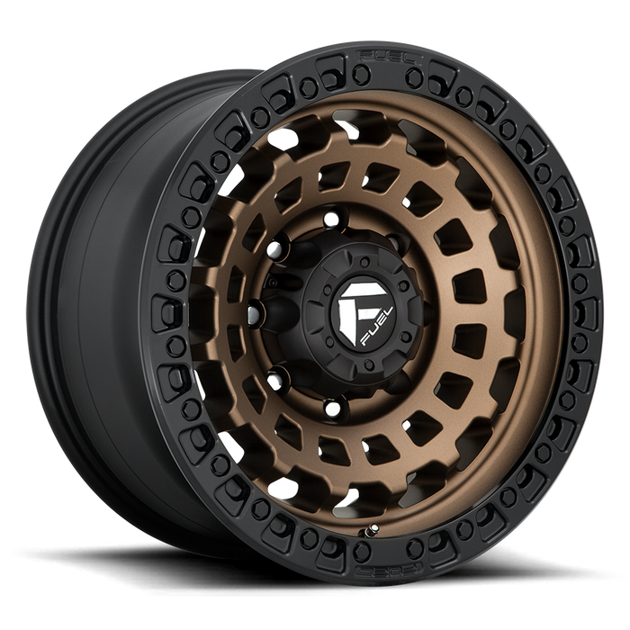 Fuel 1PC D634 ZEPHYR 17x9 1 8x170/8x6.7 MATTE BRONZE BLACK BEAD RING