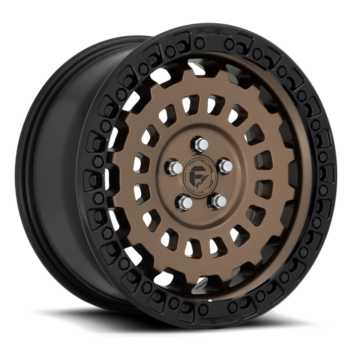 Fuel 1PC D634 ZEPHYR 20x9 20 5x127/5x5.0 MATTE BRONZE BLACK BEAD RING