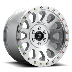 Fuel 1PC D647 VECTOR 18x9 1 6x139.7/6x5.5 DIAMOND CUT MACHINED WITH CLEAR COAT WITH