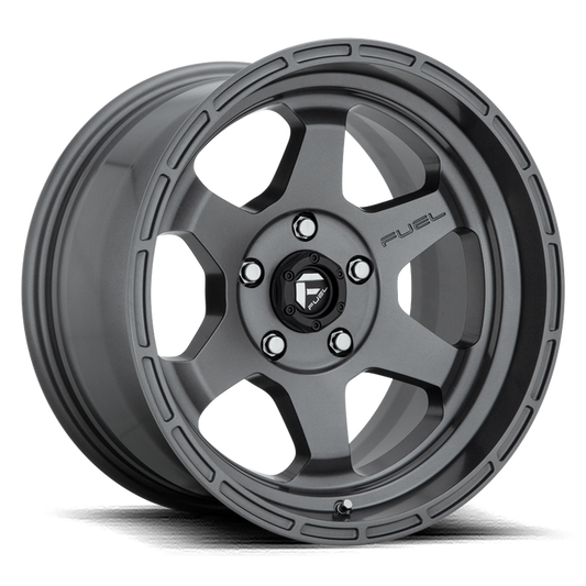 Fuel 1PC D665 SHOK 18x9 -12 6x139.7/6x5.5 MATTE GUN METAL