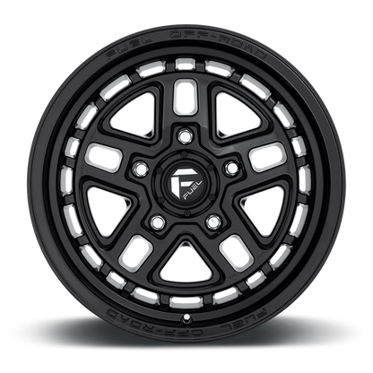 Fuel 1PC D667 NITRO 17x9 -12 5x127/5x5.0 MATTE BLACK
