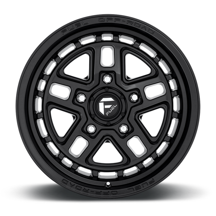 Fuel 1PC D667 NITRO 17x9 -12 5x139.7/5x5.5 MATTE BLACK