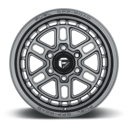 Fuel 1PC D668 NITRO 17x9 -12 6x139.7/6x5.5 MATTE GUN METAL