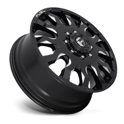 Fuel 1PC D673 BLITZ 20X8.25 105 8X165.1 GLOSS BLACK MILLED