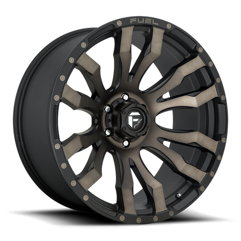 Fuel 1PC D674 BLITZ 18x9 20 8x170/8x170 MATTE BLACK DOUBLE DARK TINT ...
