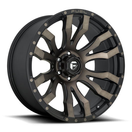 Fuel 1PC D674 BLITZ 20x10 -18 6x135/6X5.3 MATTE BLACK DOUBLE DARK TINT