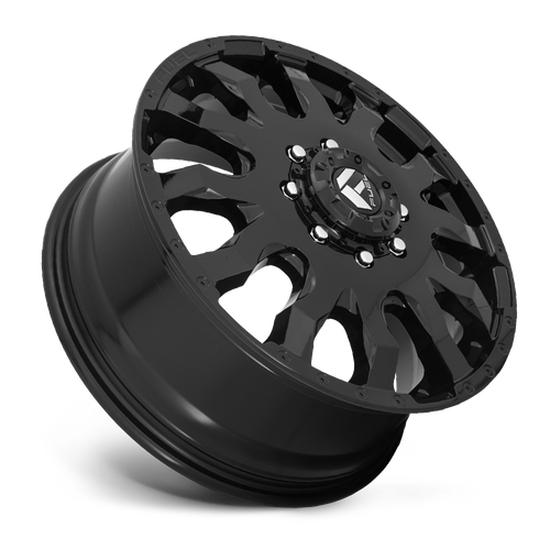Fuel 1PC D675 BLITZ 20X8.25 105 8X165.1 GLOSS BLACK