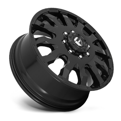 Fuel 1PC D675 BLITZ 20X8.25 105 8X165.1 GLOSS BLACK