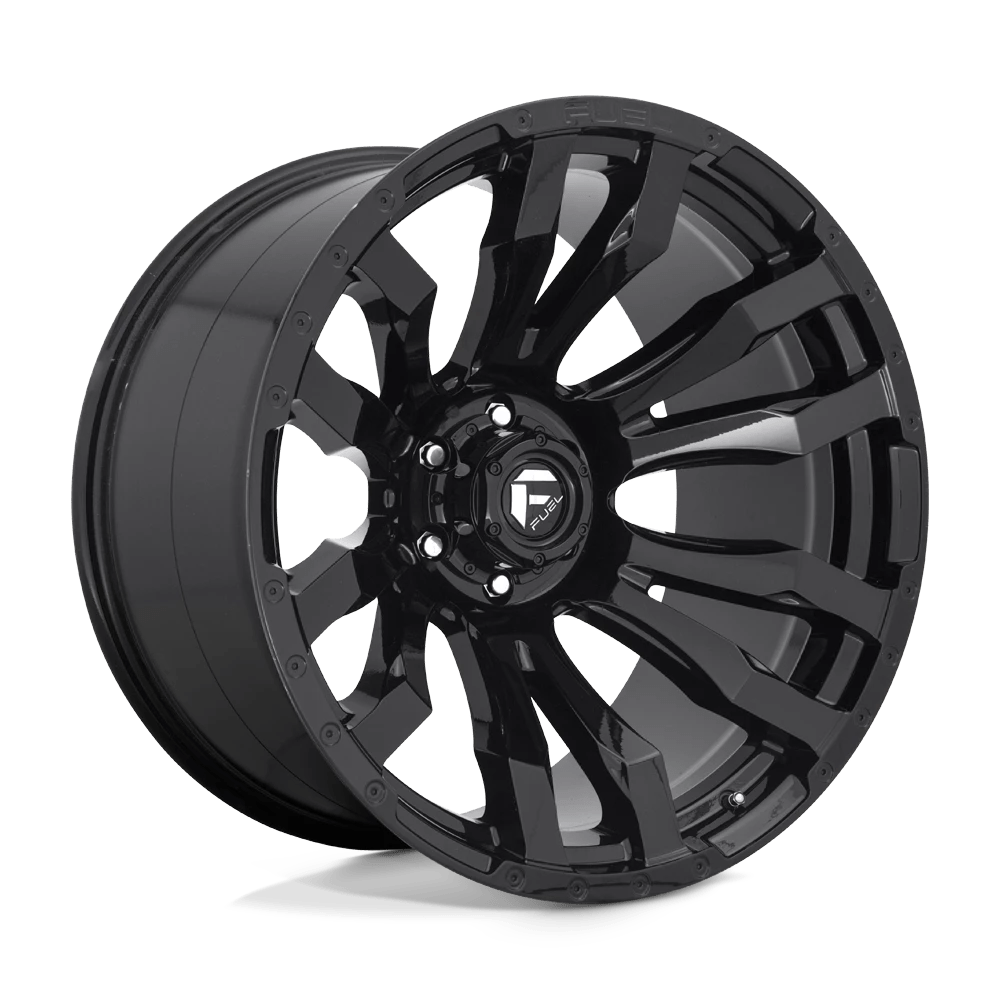 Fuel 1PC D675 BLITZ 20X8.25 -202 8X200/8X200 GLOSS BLACK