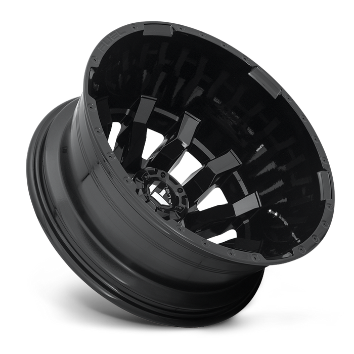 Fuel 1PC D675 BLITZ 20x8.25 -221 8x210/8x8.3 GLOSS BLACK