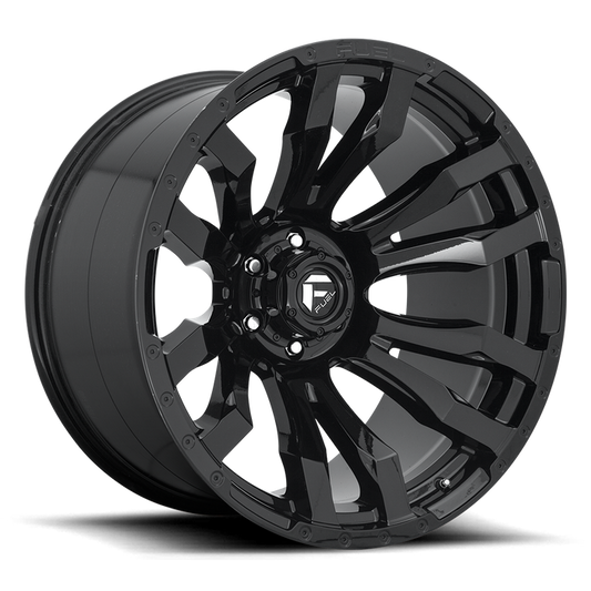 Fuel 1PC D675 BLITZ 20x9 1 8x180/8x7.1 GLOSS BLACK