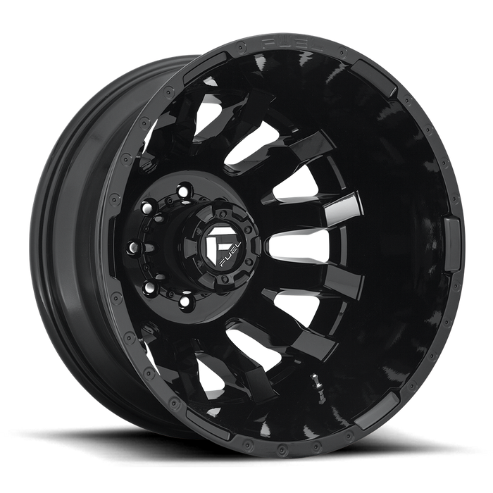 Fuel 1PC D675 BLITZ 20x8.25 -246 8x165.1/8x6.5 GLOSS BLACK