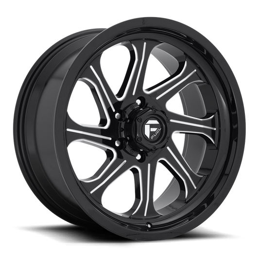 Fuel 1PC D676 SEEKER 20X10 -18 8X170/8X6.7 GLOSS BLACK MILLED
