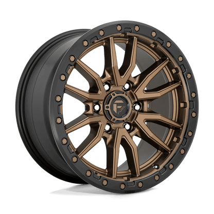Fuel 1PC D681 REBEL 18X9 1 5X127 MATTE BRONZE BLACK BEAD RING