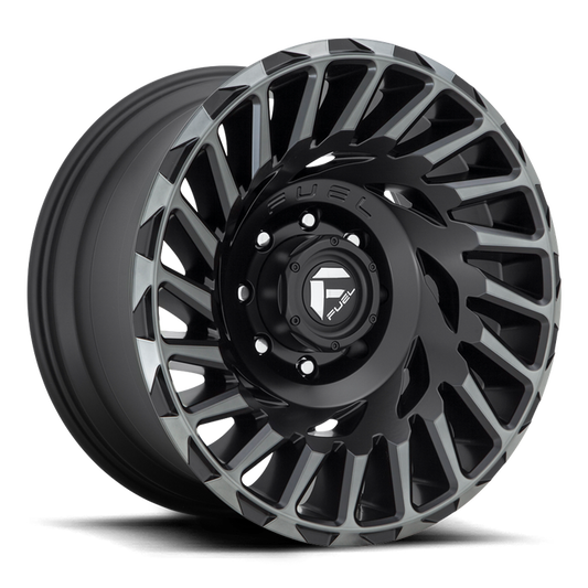 Fuel 1PC D683 CYCLONE 20x10 -18 6x135/6X5.3 MATTE MACHINED DOUBLE DARK TINT