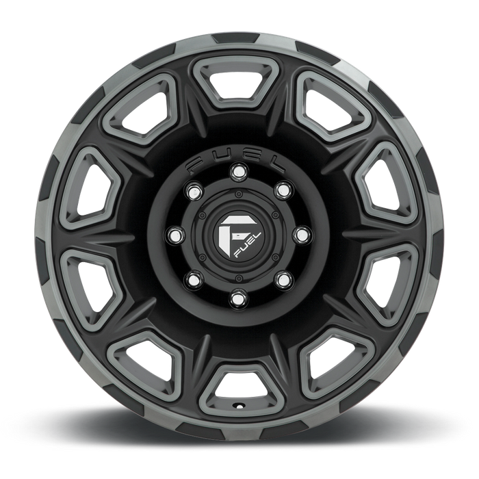 Fuel 1PC D686 VENGEANCE 20x10 -18 8x165.1/8x6.5 MATTE BLACK DOUBLE DARK TINT