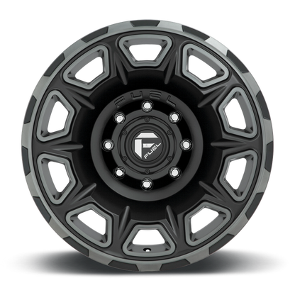 Fuel 1PC D686 VENGEANCE 20x10 -18 8x165.1/8x6.5 MATTE BLACK DOUBLE DARK TINT