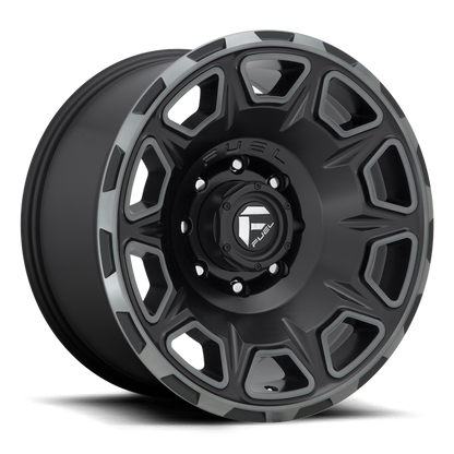 Fuel 1PC D686 VENGEANCE 20x10 -18 8x165.1/8x6.5 MATTE BLACK DOUBLE DARK TINT