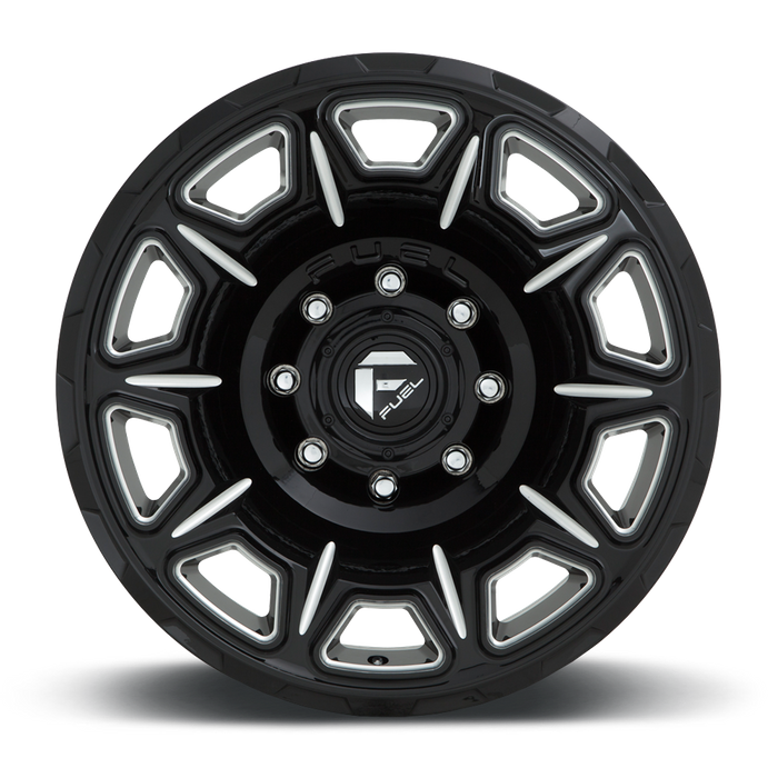 Fuel 1PC D688 VENGEANCE 20x10 -18 8x170/8x6.7 GLOSS BLACK MILLED