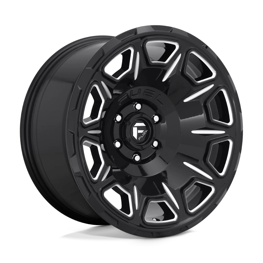 Fuel 1PC D688 VENGEANCE 20x9 1 5x127/5x5.0 GLOSS BLACK MILLED