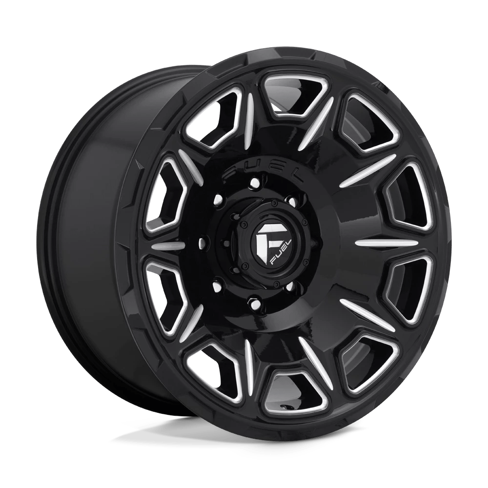 Fuel 1PC D688 VENGEANCE 20x10 -18 8x180/8x7.1 GLOSS BLACK MILLED