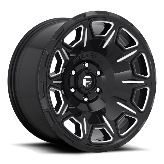 Fuel 1PC D688 VENGEANCE 17x9 -12 5x127/5x5.0 GLOSS BLACK MILLED