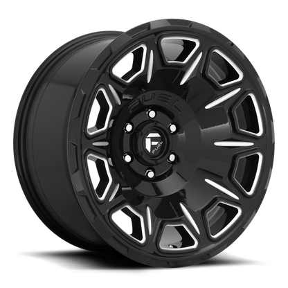 Fuel 1PC D688 VENGEANCE 20x10 -18 6x135/6X5.3 GLOSS BLACK MILLED