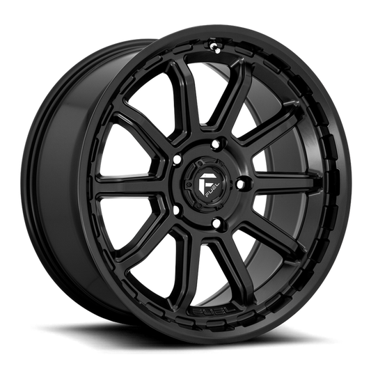 Fuel 1PC D689 TORQUE 17x9 -12 6x139.7/6x5.5 MATTE BLACK