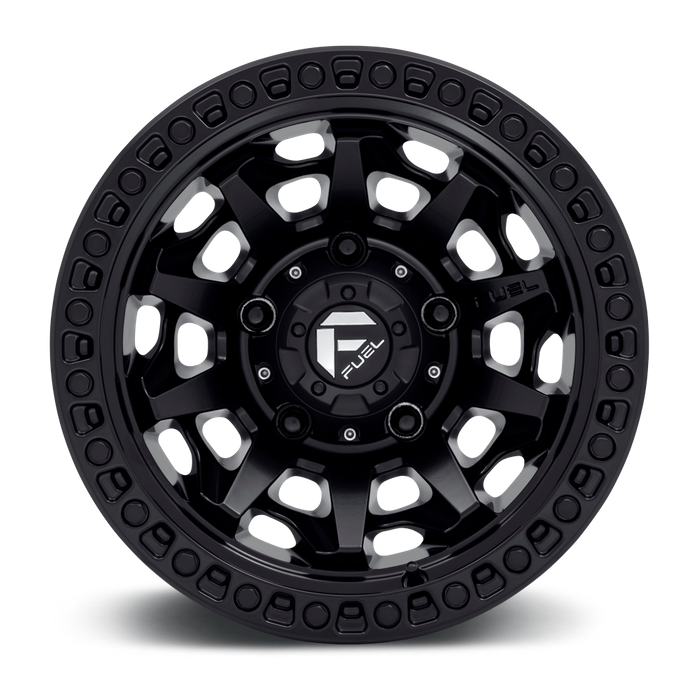 Fuel 1PC D694 COVERT 15X8 -19 5X114.3/5X4.5 MATTE BLACK