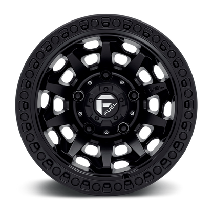 Fuel 1PC D694 COVERT 15X8 -12 5X139.7/5X5.5 MATTE BLACK