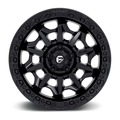 Fuel 1PC D694 COVERT 18x9 20 8x165.1/8x6.5 MATTE BLACK