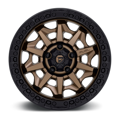 Fuel 1PC D696 COVERT 16X8 1 5X139.7 MATTE BRONZE BLACK BEAD RING