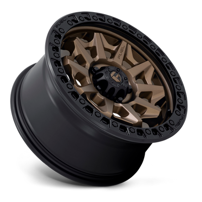 Fuel 1PC D696 COVERT 18X9 1 8X170/8X6.7 MATTE BRONZE BLACK BEAD RING