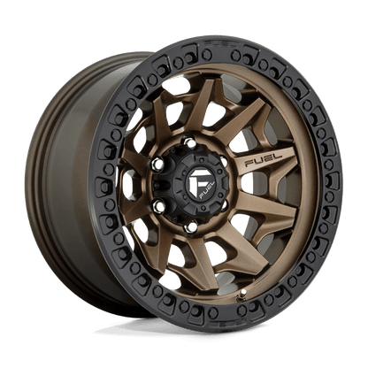 Fuel 1PC D696 COVERT 17x9 -12 6x135/6X5.3 MATTE BRONZE BLACK BEAD RING