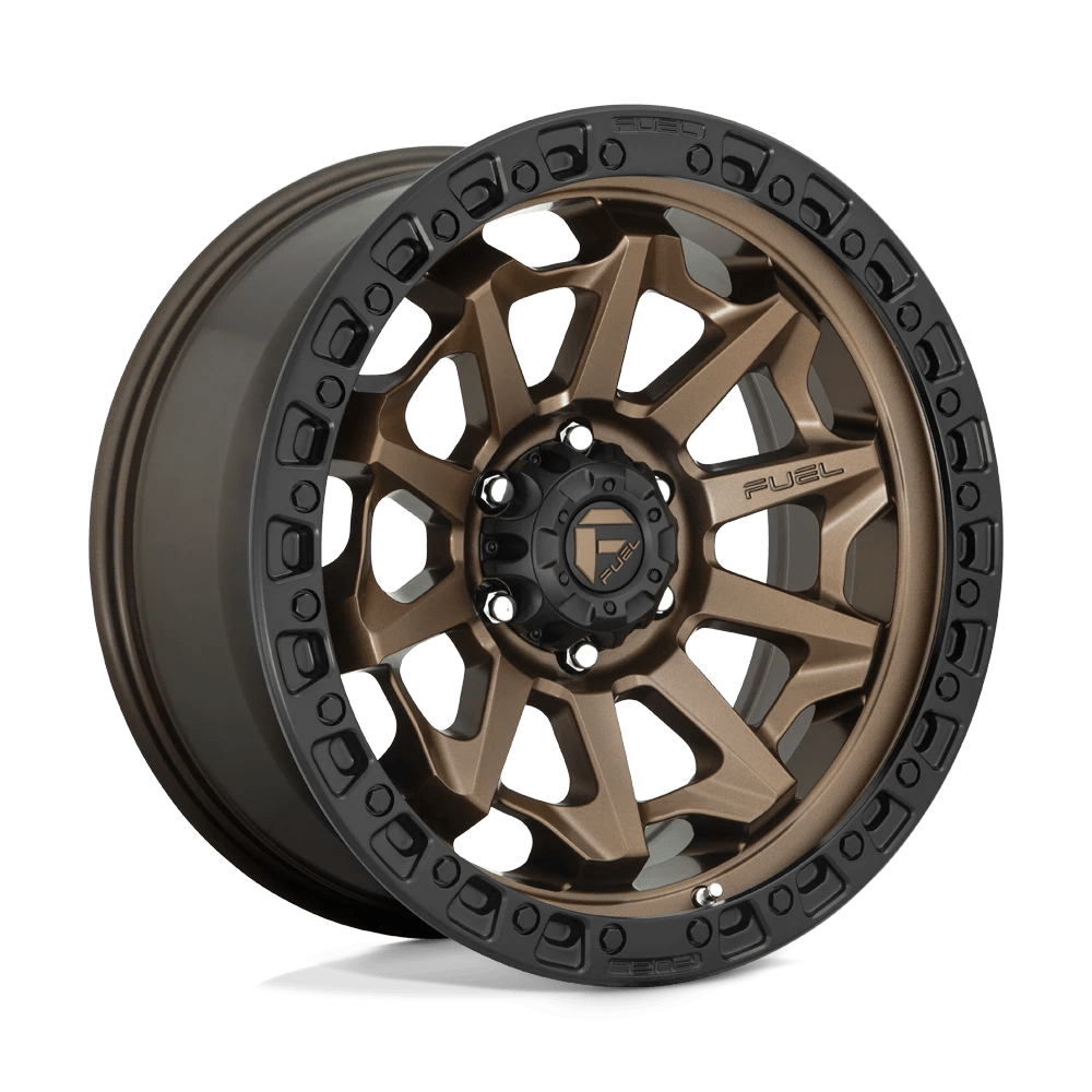 Fuel 1PC D696 COVERT 17x9 -12 5x127/5x5.0 MATTE BRONZE BLACK BEAD RING
