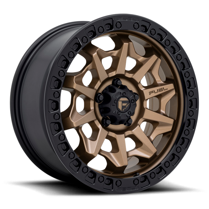 Fuel 1PC D696 COVERT 18x9 20 6x139.7/6x5.5 MATTE BRONZE BLACK BEAD RING