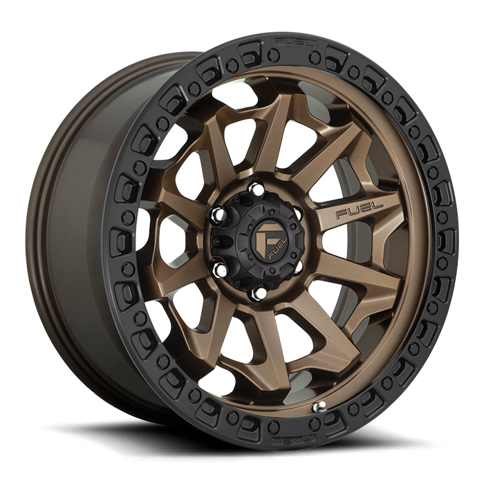 Fuel 1PC D696 COVERT 20x9 1 8x170/8x6.7 MATTE BRONZE BLACK BEAD RING