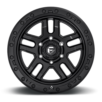 Fuel 1PC D700 AMMO 20X9 1 5X127 MATTE BLACK
