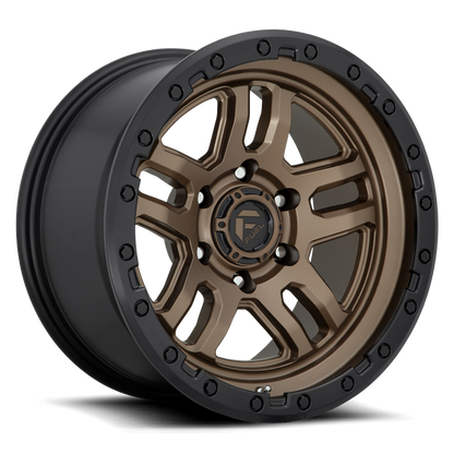 Fuel 1PC D702 AMMO 20x10 -18 5x127/5x5.0 MATTE BRONZE BLACK BEAD RING