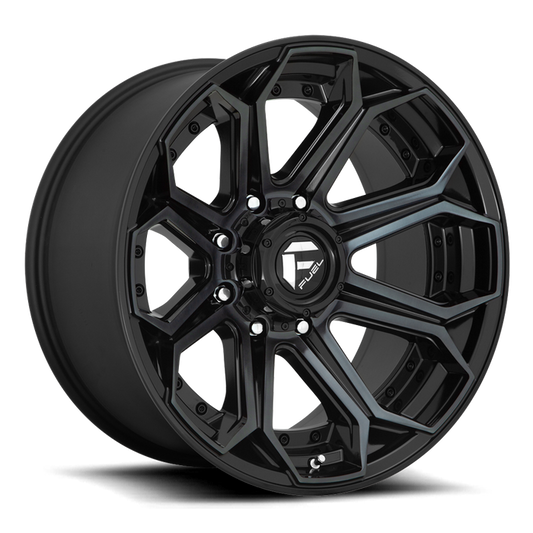 Fuel 1PC D704 SIEGE 18x9 1 5x150/5x150 GLOSS MACHINED DOUBLE DARK TINT