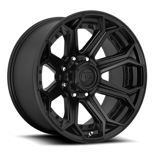 Fuel 1PC D706 SIEGE 24X12 -44 8X180/8X7.1 MATTE BLACK