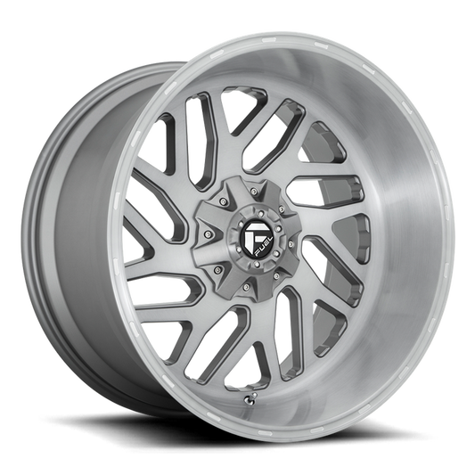 Fuel 1PC D715 TRITON PLATINUM 20x10 -18 8x165.1/8x6.5 BRUSHED GUN METAL TINTED CLEAR