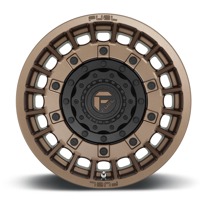 Fuel 1PC D725 MILITIA 17X9 -12 6X135/6X5.3/6X139.7/6X5.5 Matte Bronze & Black