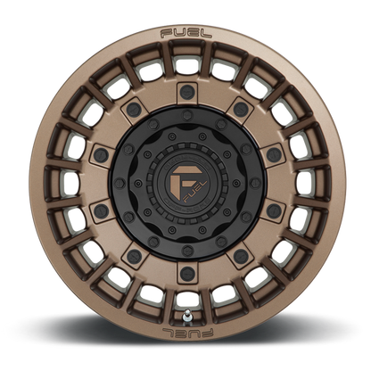 Fuel 1PC D725 MILITIA 17X9 -12 6X135/6X5.3/6X139.7/6X5.5 Matte Bronze & Black